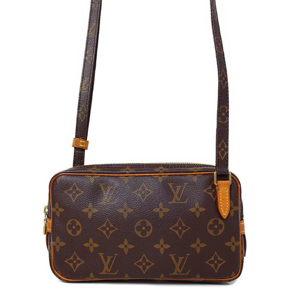 Louis Vuitton Bag Marly Monogram Shoulder Pochette Bandouliere - Picture 1 of 8